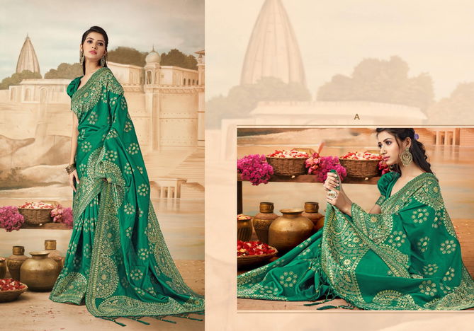 Ynf Regalia Silk Designer Party Wear Sarees Catalog
